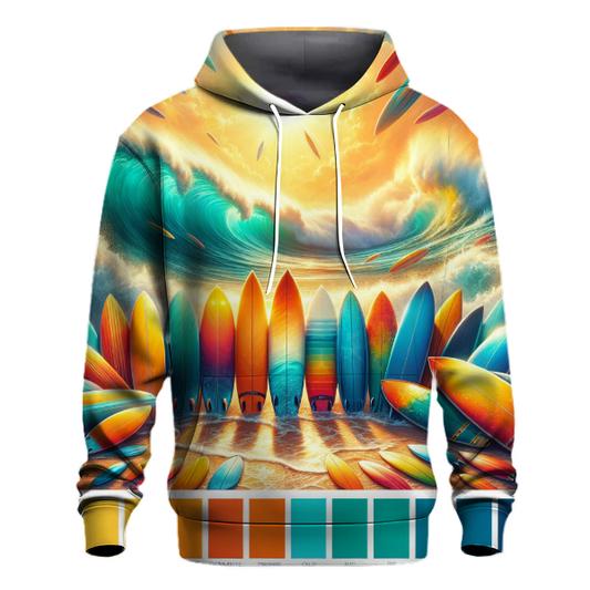 Vibrant Surf Culture Hoodie