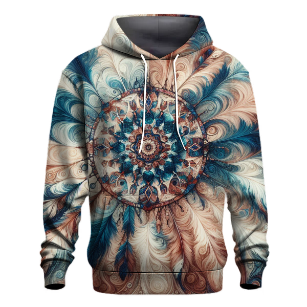 Whimsical Dreamcatcher Tie-dye Design Hoodie