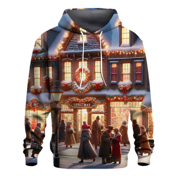 Twinkling Christmas Town Hoodie