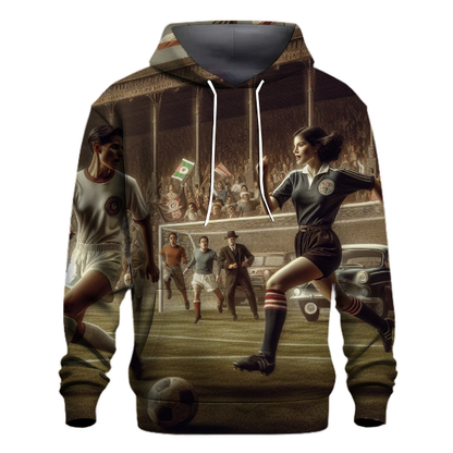 Soccer Vintage Poster Hoodie