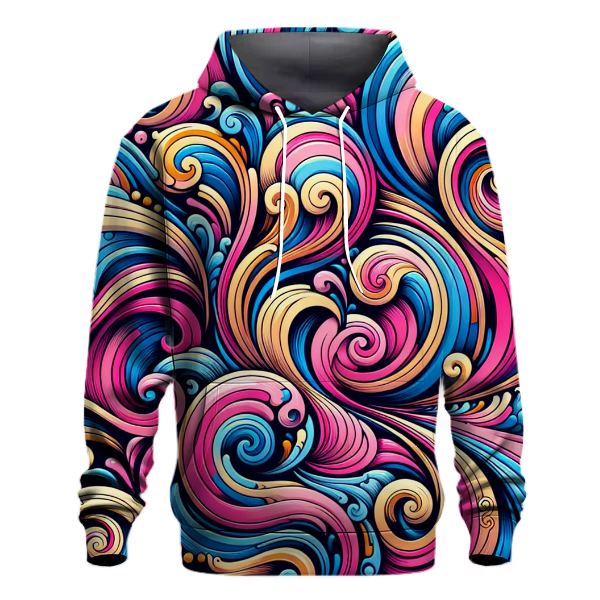 Wave Patterns Hoodie