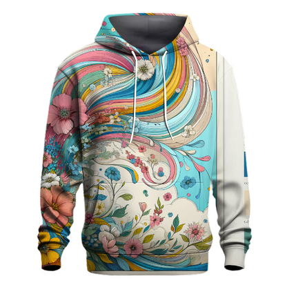 Whimsical Floral Dance Hoodie