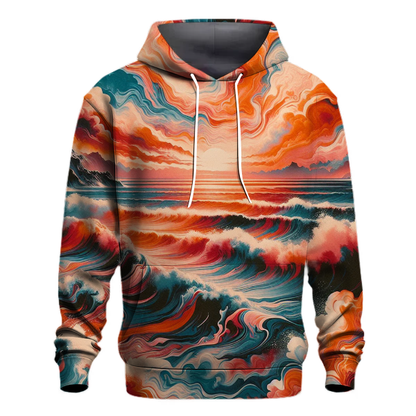 Sunset Surf Tie-Dye Hoodie