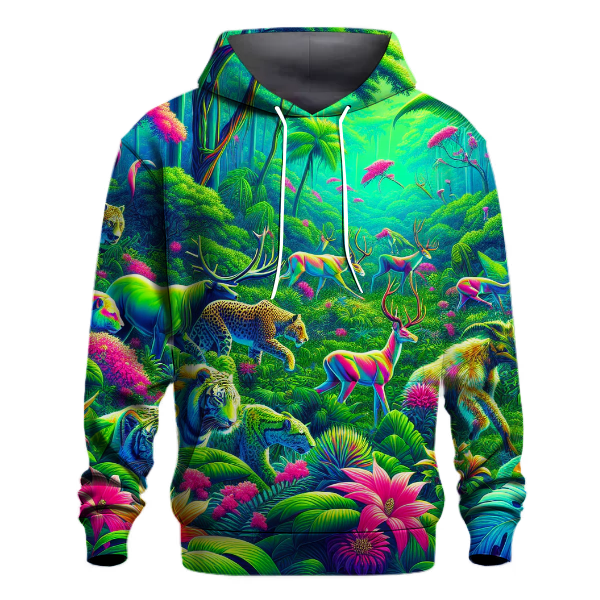 Wild Jungle Retro Hoodie