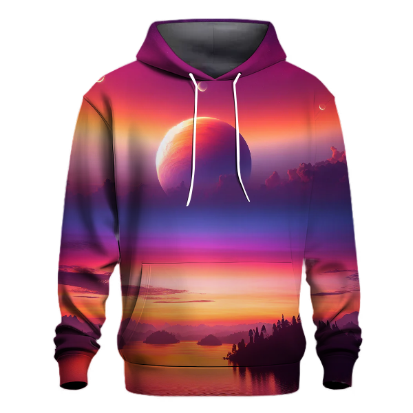 Retro Sunset Bliss Hoodie