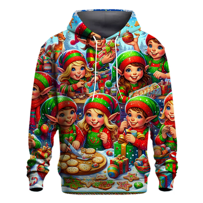 Whimsical Holiday Elf Hoodie