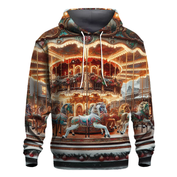 Winter Carousel Wonderland Hoodie