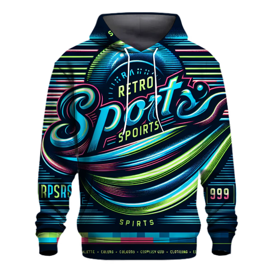 Vintage Neon Sportswear Hoodie