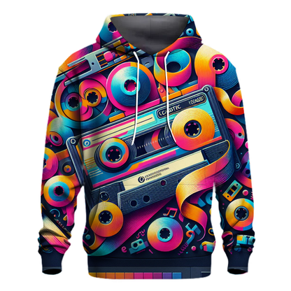 Vibrant Cassette Mix Hoodie