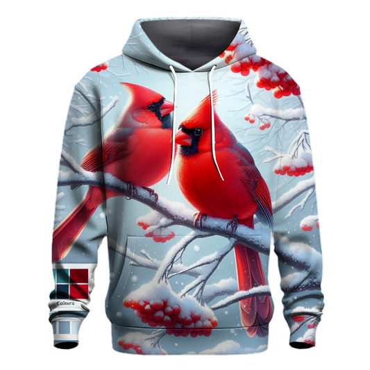 Winter Cardinal Blessing Hoodie