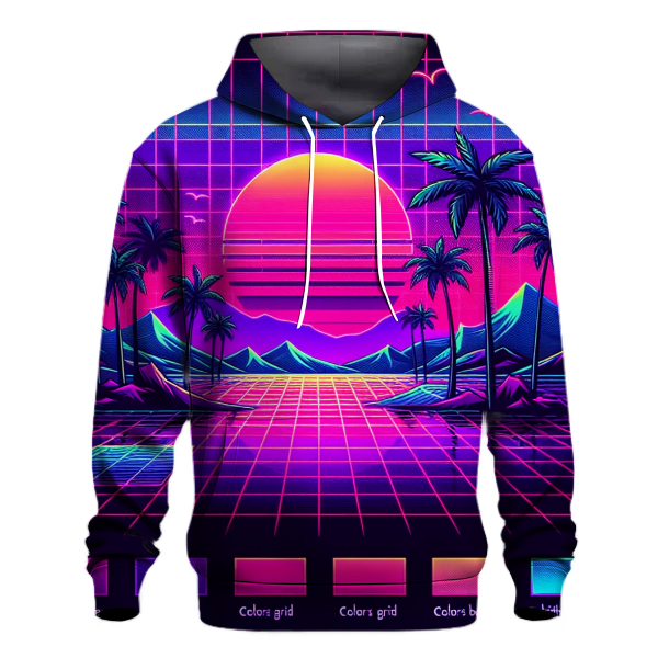 Vintage Synthwave Scene Hoodie