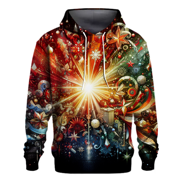 Sparkling Christmas Starburst Hoodie