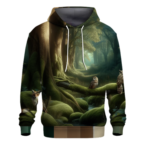 Mysterious Forest Guardians Hoodie