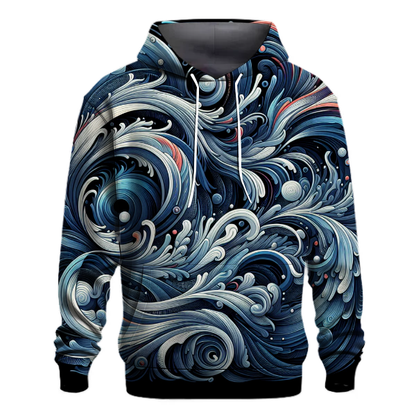 Abstract Ocean Hoodie