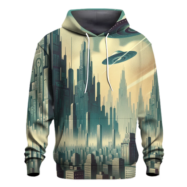 Vintage Sci-Fi Visions Hoodie