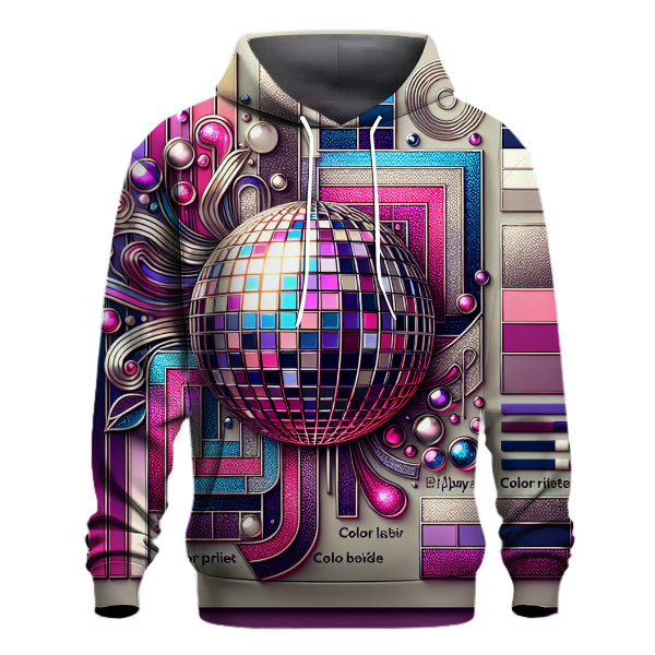 Vibrant Disco Ball Hoodie