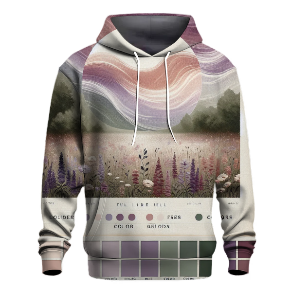 Twilight Meadows Tie-dye Design Hoodie