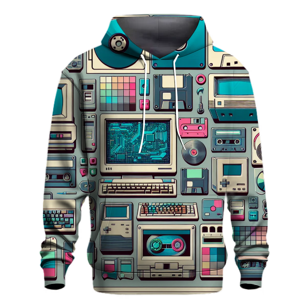 Vintage Tech Vibes Hoodie