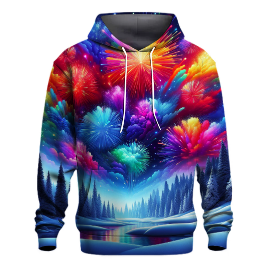 Winter Festival Fireworks Hoodie