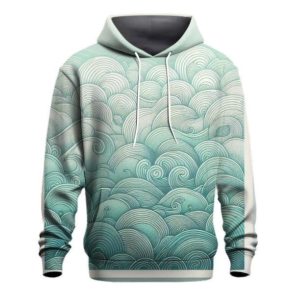 Waves of Serenity Gradient Hoodie