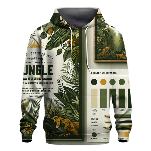 Vibrant Jungle Safari Hoodie