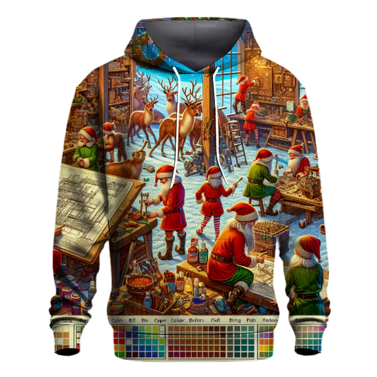 Santa's Sleigh Workshop Hoodie