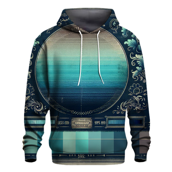 Vintage Denim Gradient Hoodie