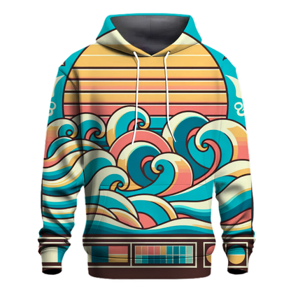 Retro Summer Wave Hoodie