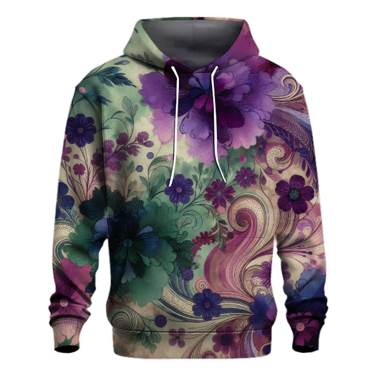 Royal Garden Tie-Dye Hoodie