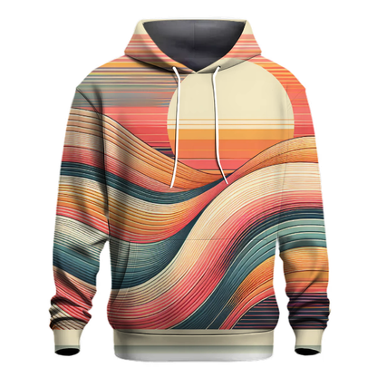 Sunset Stripes Delight Hoodie