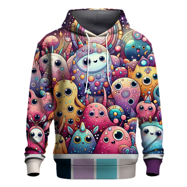 Whimsical Galaxy Creatures Hoodie