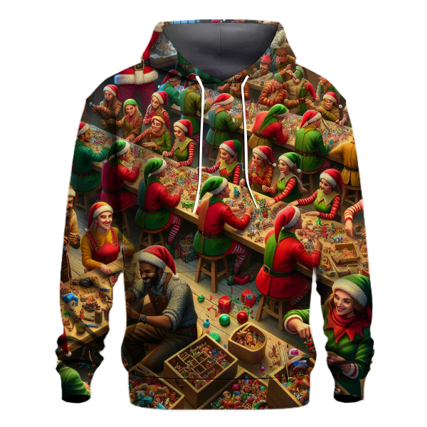 Santa's Elves Toy Express Hoodie