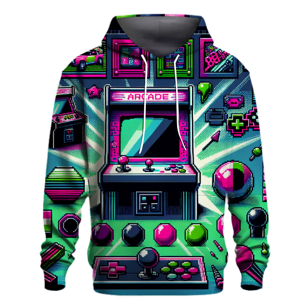 Vintage Arcade Dreams Hoodie