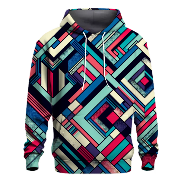 Abstract 70s Kaleidoscope Hoodie