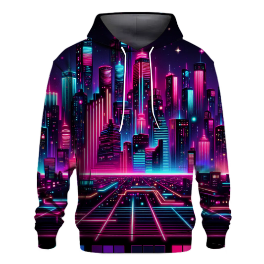 Vibrant Electric City Hoodie