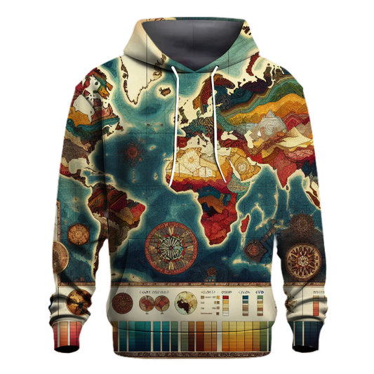 Adventure Awaits Map Hoodie