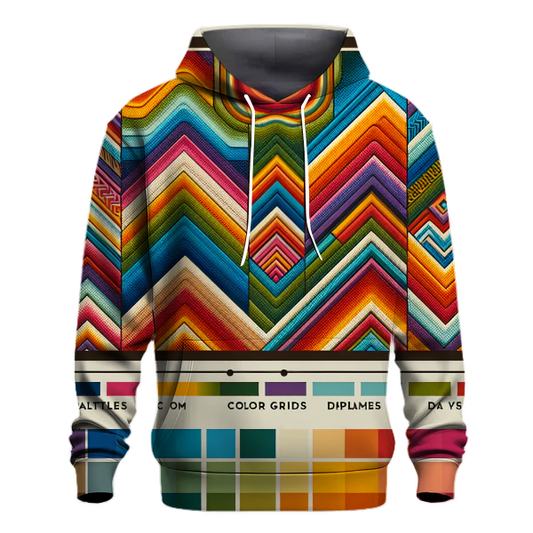 Zigzag Rainbow Spectrum Hoodie Hoodie Designs