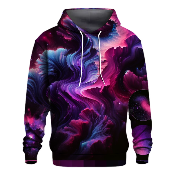 Violet Cosmos Burst Hoodie