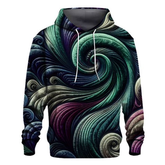 Vibrant Velvet Swirl Hoodie