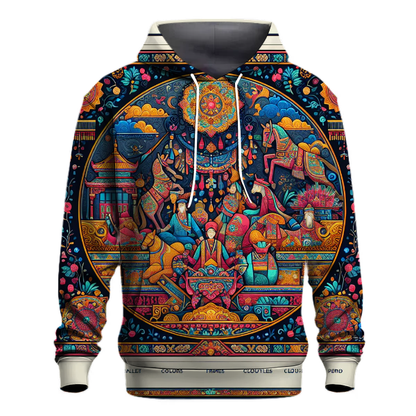 Vibrant Cultural Tapestry Hoodie