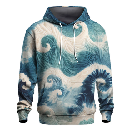 Zen Ocean Wave Tie-dye Hoodie Hoodie Styles