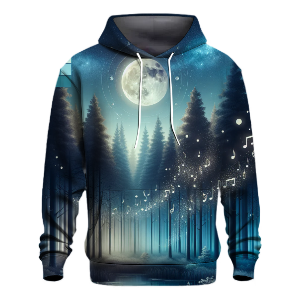 Whimsical Moonlight Serenade Hoodie