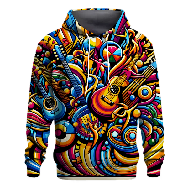 Vibrant Festival Energy Hoodie