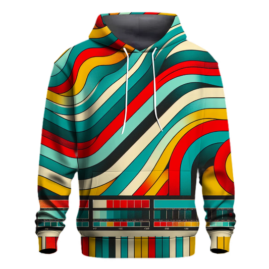 Vintage Carnival Stripes Hoodie