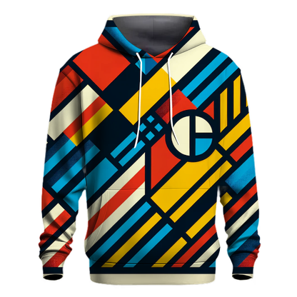 Retro Color Block Hoodie