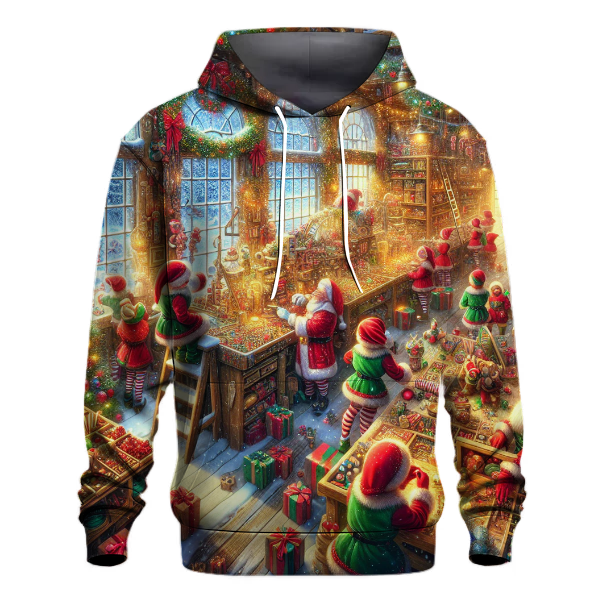 Santa's Workshop Elf Team Hoodie