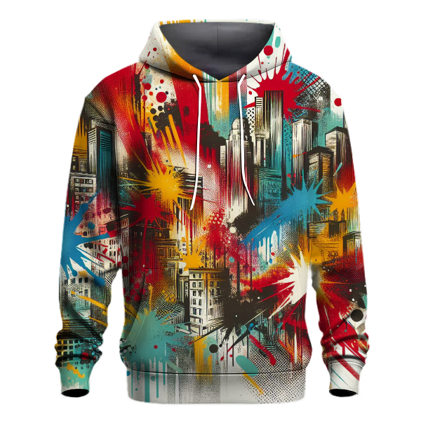 Urban Graffiti Design Hoodie