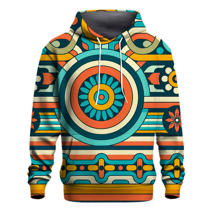 Vibrant Harmony Stripes Hoodie