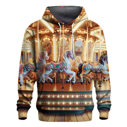 Whimsical Carousel Delight Hoodie