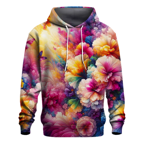 Vivid Blossom Burst Hoodie